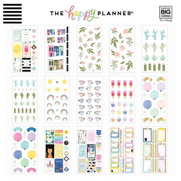 The Happy Planner “Happy Illustrations” Sticker Book - Picture 4 of 5